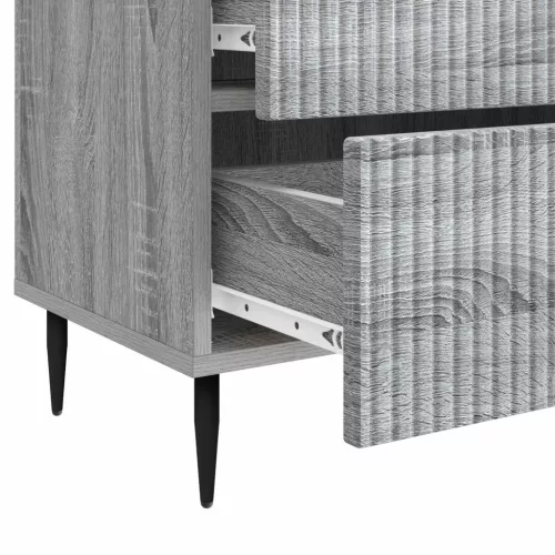  Éjjeliszekrény Szürke Sonoma 62 x 34,5 x 47,5 cm Szerelt Fa