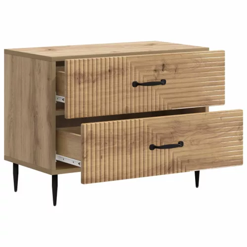  Éjjeliszekrény Kézműves Tölgy 62 x 34,5 x 47,5 cm Szerelt Fa