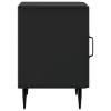  Éjjeliszekrény Fekete 43 x 34,5 x 50 cm Szerelt Fa