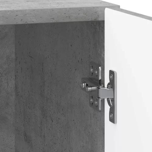  Éjjeliszekrény 2 pcs Betonszürke 43 x 34,5 x 50 cm Szerelt Fa