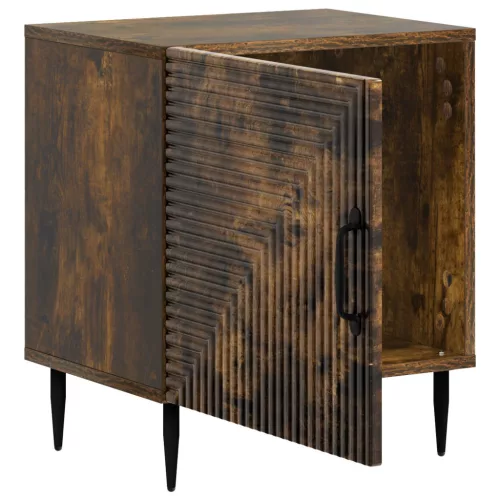  Éjjeliszekrény Füstös Tölgy 43 x 34,5 x 50 cm Szerelt Fa