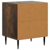  Éjjeliszekrény 2 pcs Füstös Tölgy 43 x 34,5 x 50 cm Szerelt Fa