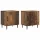  Éjjeliszekrény 2 pcs Antik Fa 43 x 34,5 x 50 cm Szerelt Fa