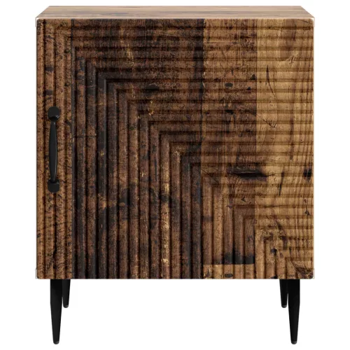  Éjjeliszekrény 2 pcs Antik Fa 43 x 34,5 x 50 cm Szerelt Fa