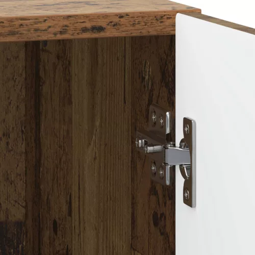  Éjjeliszekrény 2 pcs Antik Fa 43 x 34,5 x 50 cm Szerelt Fa