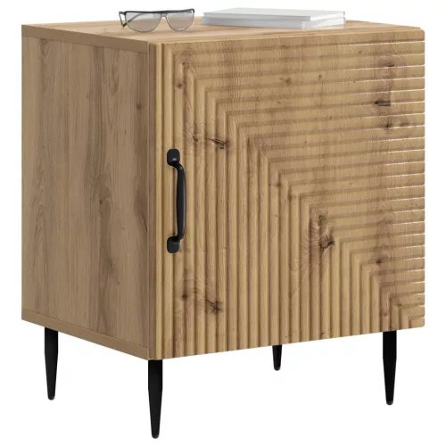  Éjjeliszekrény Kézműves Tölgy 43 x 34,5 x 50 cm Szerelt Fa