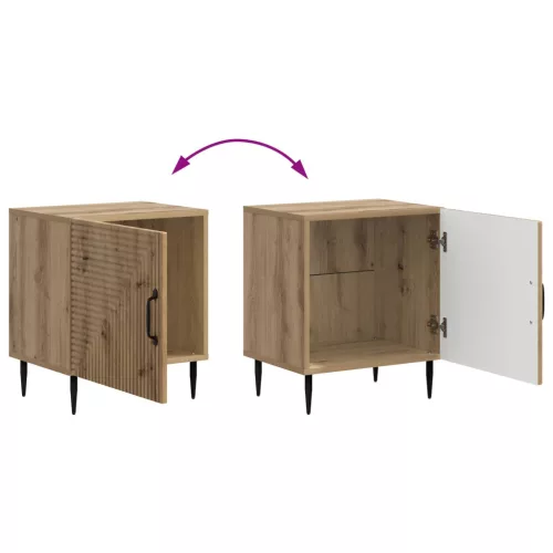  Éjjeliszekrény Kézműves Tölgy 43 x 34,5 x 50 cm Szerelt Fa