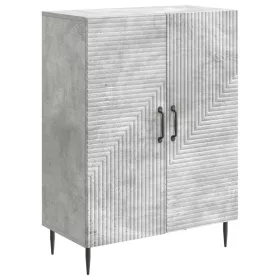  Széf Betonszürke 66 x 34,5 x 89,5 cm Szerelt Fa