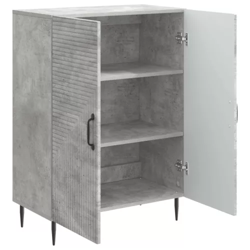  Széf Betonszürke 66 x 34,5 x 89,5 cm Szerelt Fa