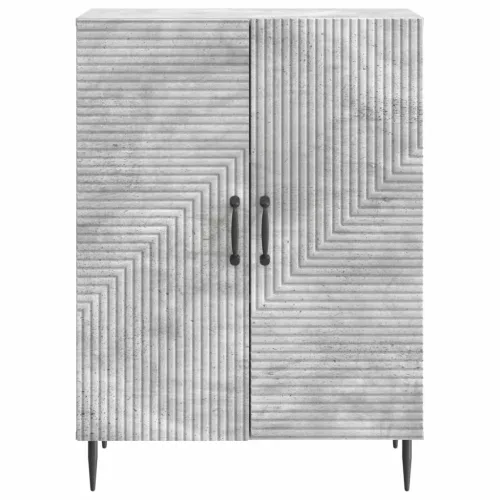  Széf Betonszürke 66 x 34,5 x 89,5 cm Szerelt Fa