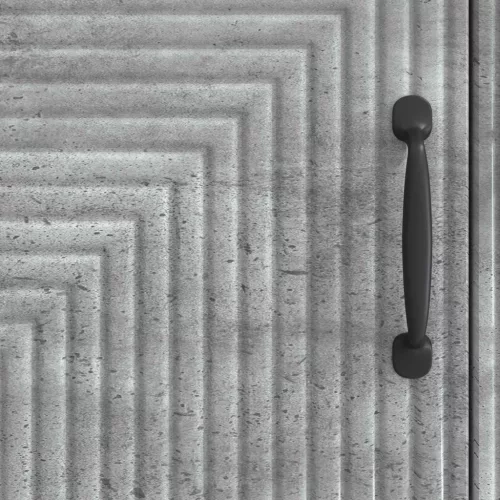  Széf Betonszürke 66 x 34,5 x 89,5 cm Szerelt Fa