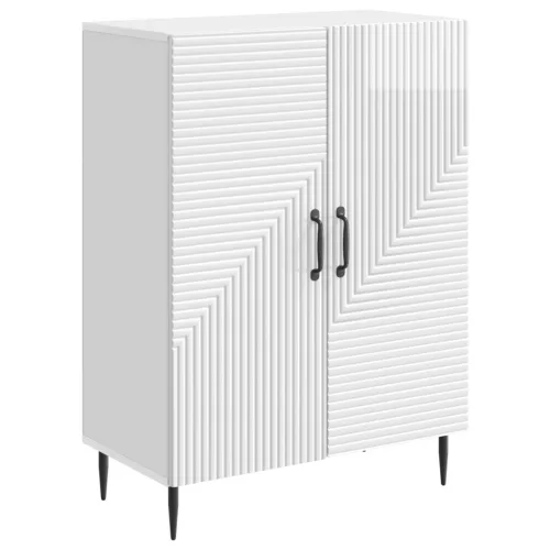  Széf Magasfényű Fehér 66 x 34,5 x 89,5 cm Szerelt Fa