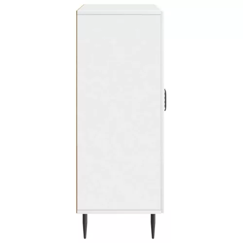  Széf Magasfényű Fehér 66 x 34,5 x 89,5 cm Szerelt Fa