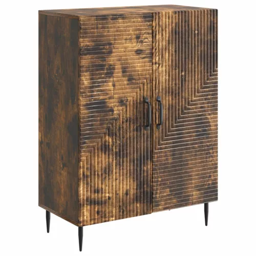  Széf Füstös Tölgy 66 x 34,5 x 89,5 cm Szerelt Fa