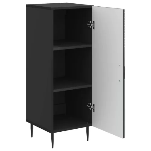  Széf Fekete 33 x 34,5 x 89,5 cm Szerelt Fa