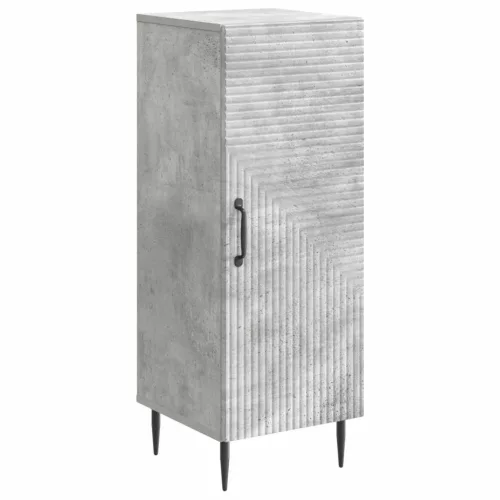  Széf Betonszürke 33 x 34,5 x 89,5 cm Szerelt Fa