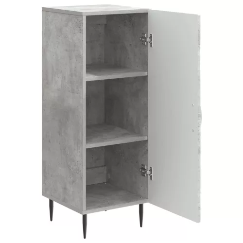  Széf Betonszürke 33 x 34,5 x 89,5 cm Szerelt Fa