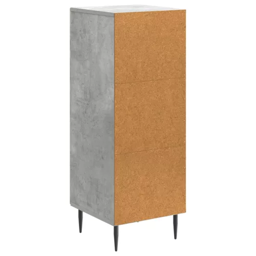  Széf Betonszürke 33 x 34,5 x 89,5 cm Szerelt Fa