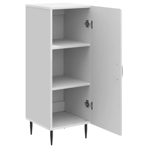  Széf Magasfényű Fehér 33 x 34,5 x 89,5 cm Szerelt Fa