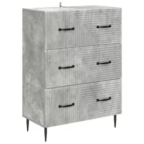    Fiókos szekrény Betonszürke 66 x 34,5 x 89,5 cm Szerelt Fa
