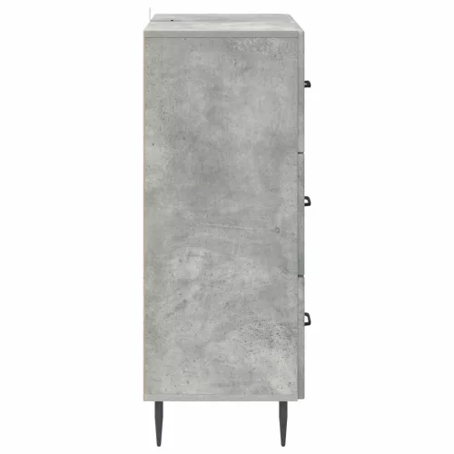  Fiókos szekrény Betonszürke 66 x 34,5 x 89,5 cm Szerelt Fa