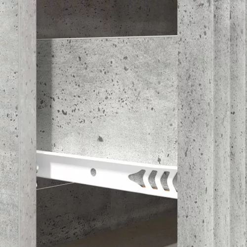  Fiókos szekrény Betonszürke 66 x 34,5 x 89,5 cm Szerelt Fa