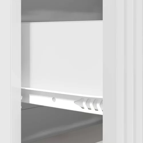  Fiókos szekrény Magasfényű Fehér 66 x 34,5 x 89,5 cm Szerelt Fa