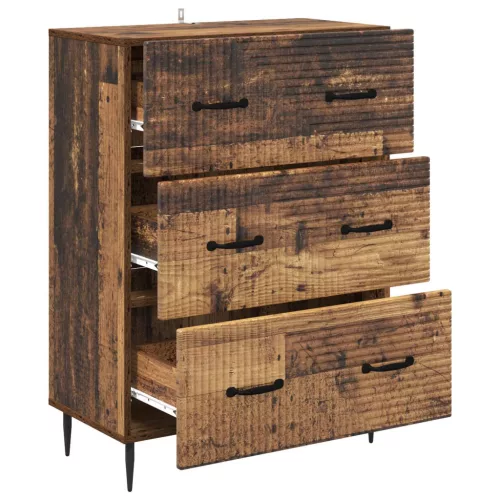 Fiókos szekrény Antik Fa 66 x 34,5 x 89,5 cm Szerelt Fa