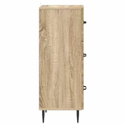  Fiókos szekrény Sonoma Tölgy 33 x 34,5 x 89,5 cm Szerelt Fa