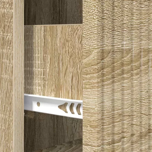  Fiókos szekrény Sonoma Tölgy 33 x 34,5 x 89,5 cm Szerelt Fa