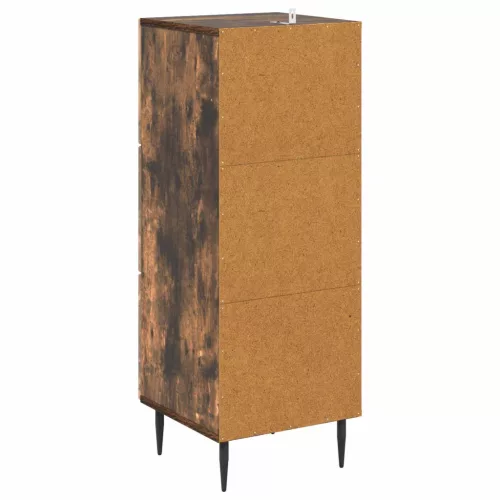  Fiókos szekrény Füstös Tölgy 33 x 34,5 x 89,5 cm Szerelt Fa