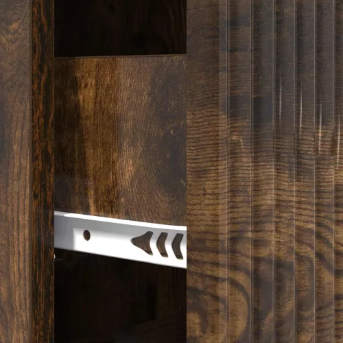  Fiókos szekrény Füstös Tölgy 33 x 34,5 x 89,5 cm Szerelt Fa