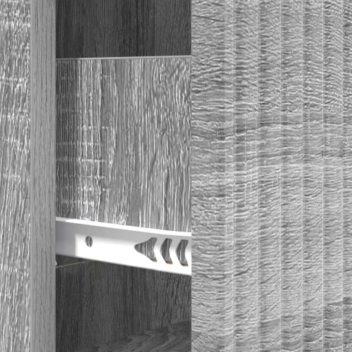  Fiókos szekrény Szürke Sonoma 33 x 34,5 x 89,5 cm Szerelt Fa