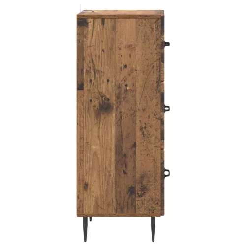  Fiókos szekrény Antik Fa 33 x 34,5 x 89,5 cm Szerelt Fa