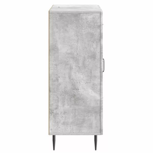  Széf fiókkal Betonszürke 66 x 34,5 x 89,5 cm Szerelt Fa