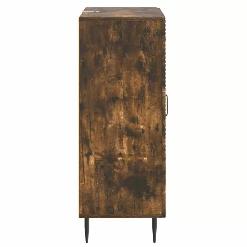  Széf fiókkal Füstös Tölgy 66 x 34,5 x 89,5 cm Szerelt Fa