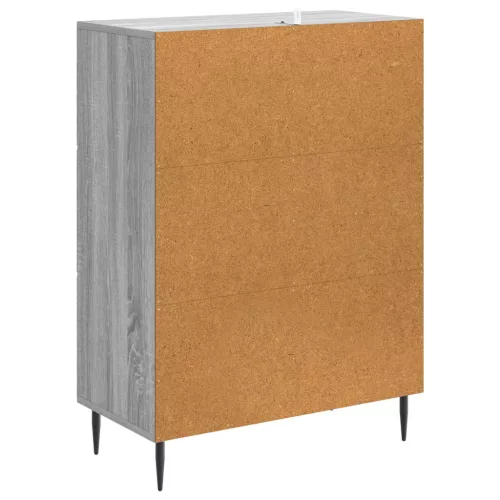  Széf fiókkal Szürke Sonoma 66 x 34,5 x 89,5 cm Szerelt Fa