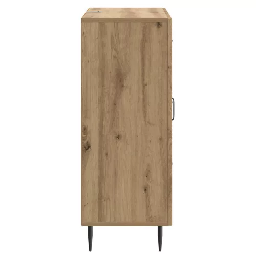  Széf fiókkal Kézműves Tölgy 66 x 34,5 x 89,5 cm Szerelt Fa