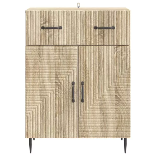  Széf fiókkal Sonoma Tölgy 66 x 34,5 x 89,5 cm Szerelt Fa