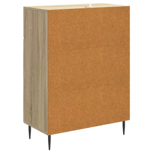  Széf fiókkal Sonoma Tölgy 66 x 34,5 x 89,5 cm Szerelt Fa