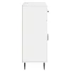  Széf fiókkal Magasfényű Fehér 66 x 34,5 x 89,5 cm Szerelt Fa