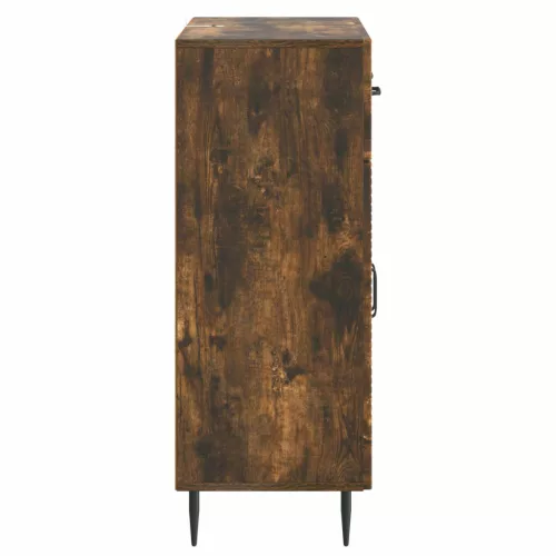  Széf fiókkal Füstös Tölgy 66 x 34,5 x 89,5 cm Szerelt Fa