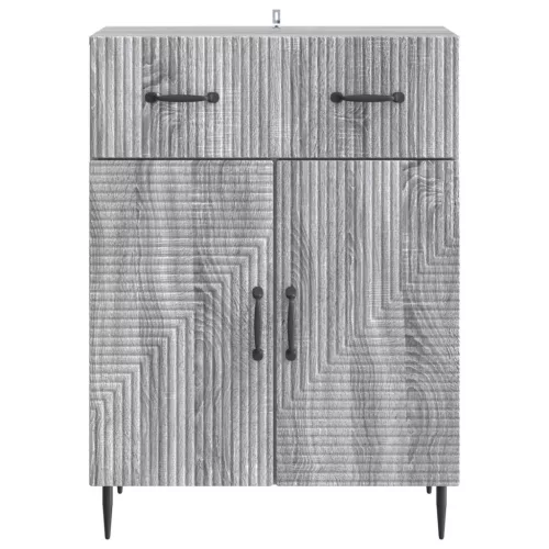  Széf fiókkal Szürke Sonoma 66 x 34,5 x 89,5 cm Szerelt Fa