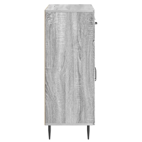  Széf fiókkal Szürke Sonoma 66 x 34,5 x 89,5 cm Szerelt Fa