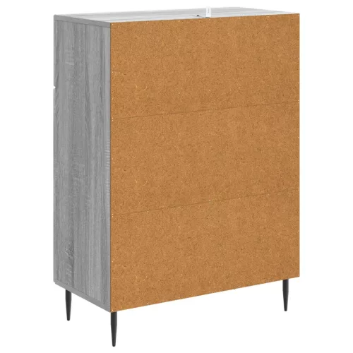  Széf fiókkal Szürke Sonoma 66 x 34,5 x 89,5 cm Szerelt Fa