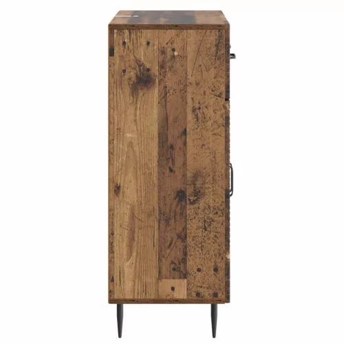  Széf fiókkal Antik Fa 66 x 34,5 x 89,5 cm Szerelt Fa