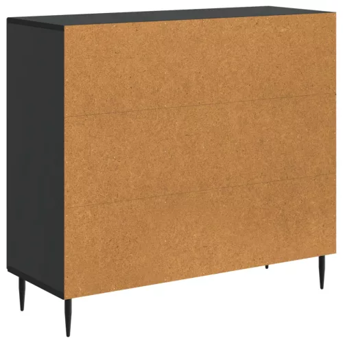  Széf Fekete 89 x 34,5 x 80 cm Szerelt Fa