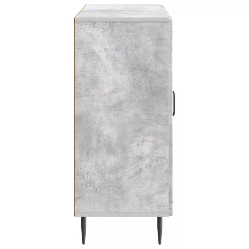  Széf Betonszürke 89 x 34,5 x 80 cm Szerelt Fa