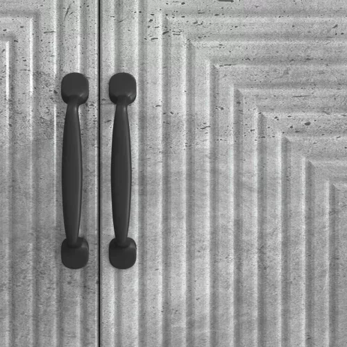  Széf Betonszürke 89 x 34,5 x 80 cm Szerelt Fa