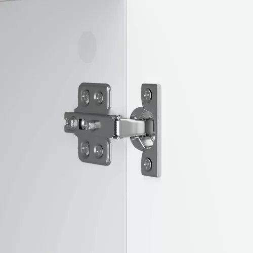  Széf Magasfényű Fehér 89 x 34,5 x 80 cm Szerelt Fa